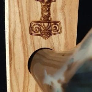 Trinkhornständer Mjölnir Olive furniert