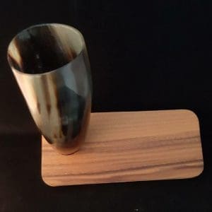 Trinkhornständer Nuss furniert