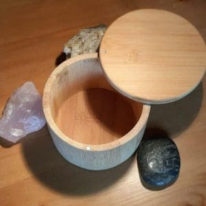 Holzdose Bambus
