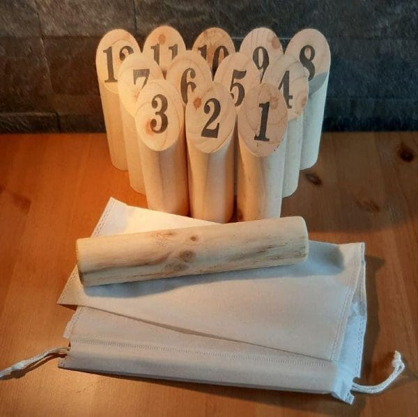 Number Kubb Spiel
