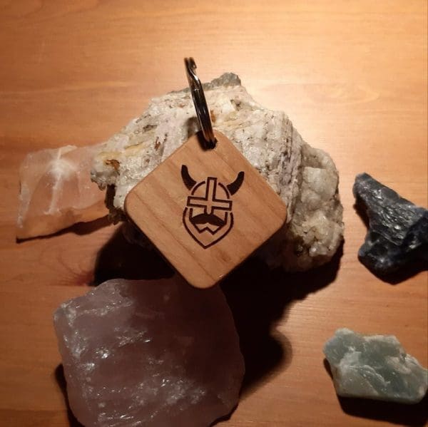 Schlüsselanhänger mit Wikinger Gravur
