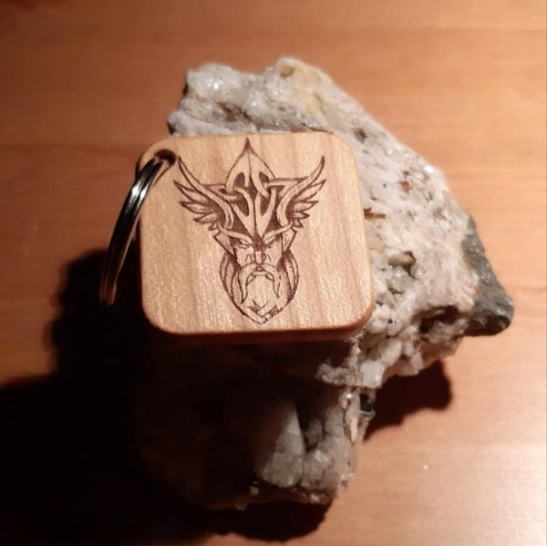 Schlüsselanhänger mit Wikinger Gravur