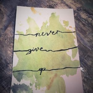 Wandbild_never_A6