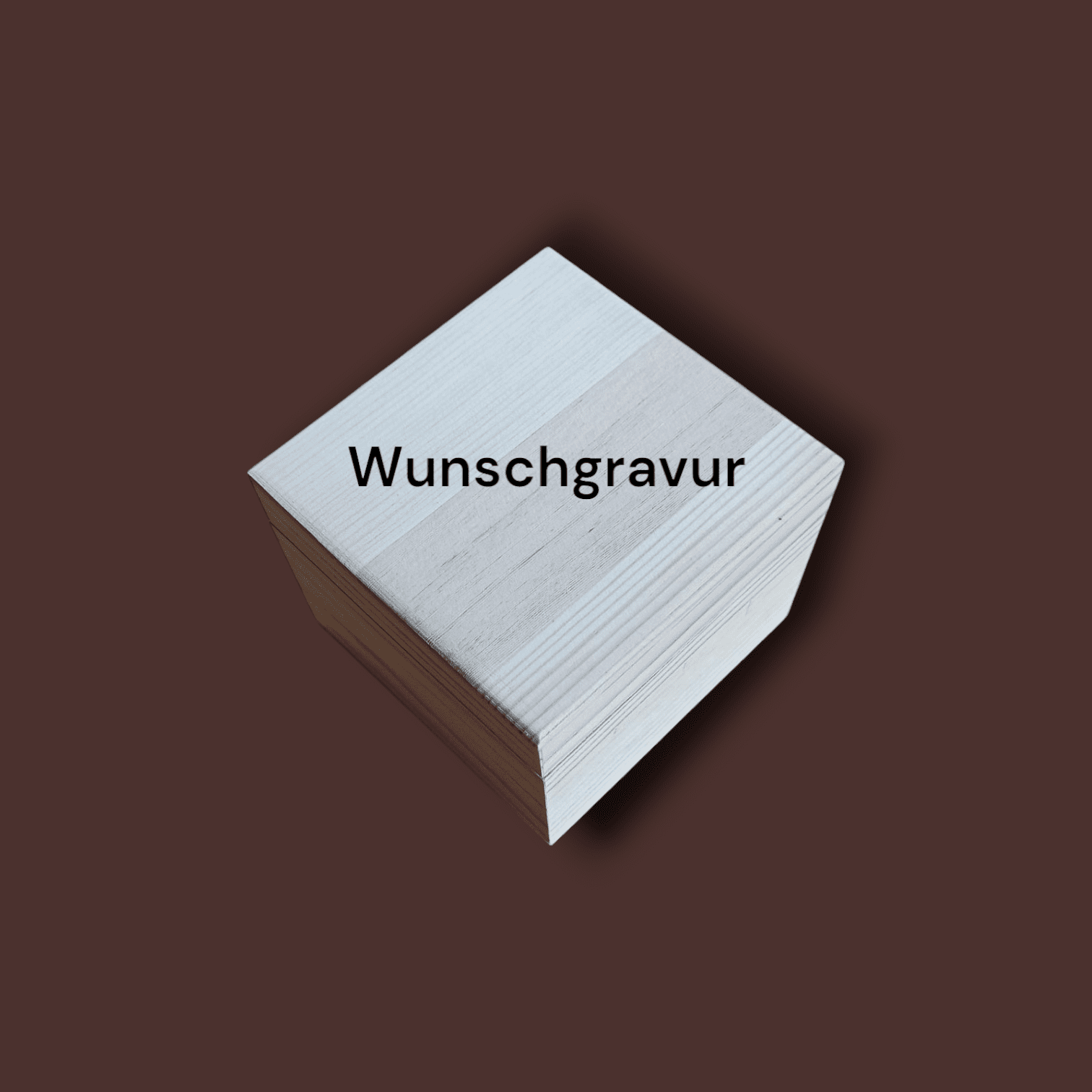 Holzbox mit Wunschgravur 10,5x10,5