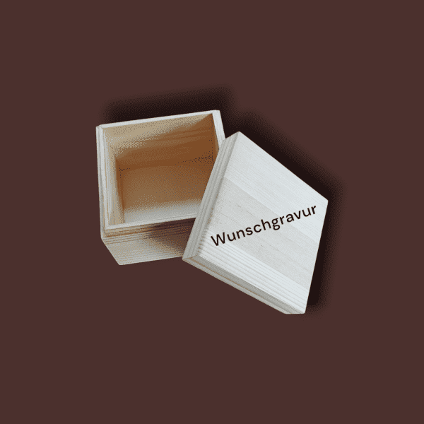 Holzbox mit Wunschgravur1 10,5x10,5