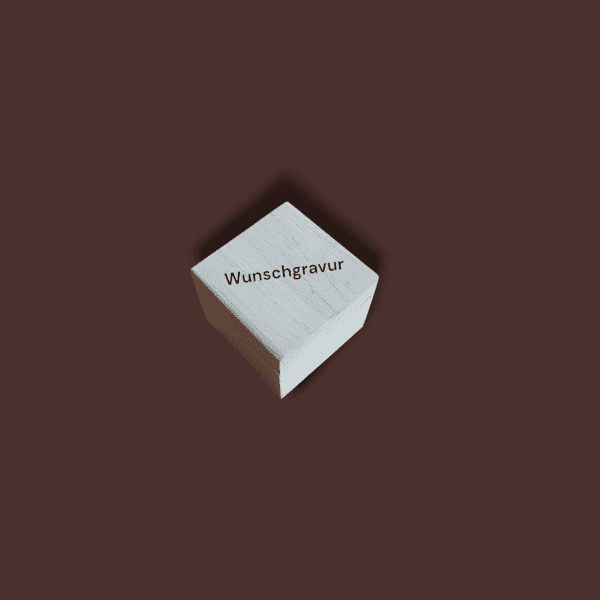 Holzbox mit Wunschgravur 6x6