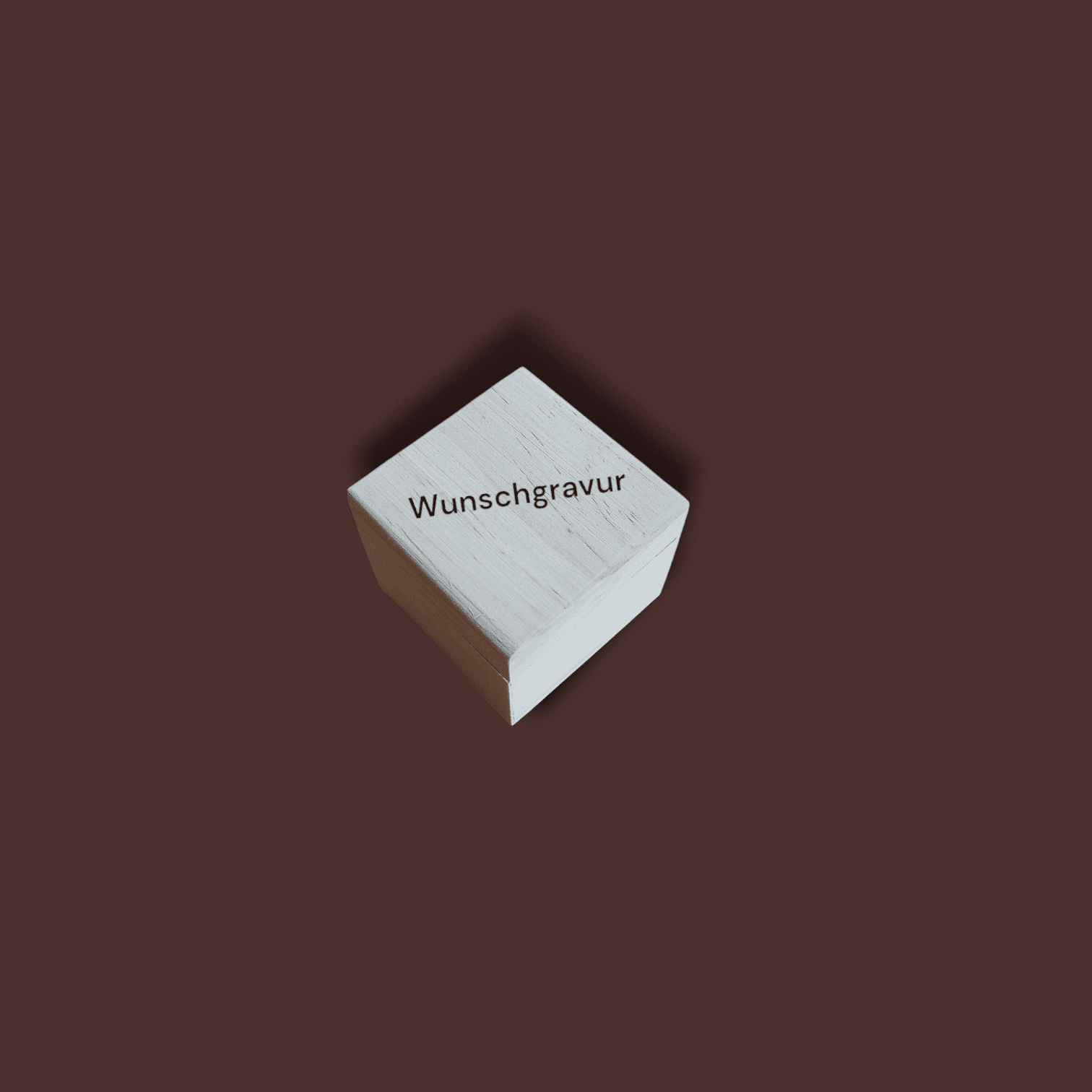 Holzbox mit Wunschgravur 6x6