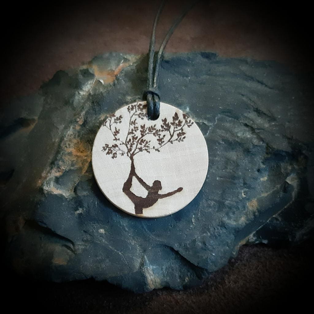 Holzschmuck Anhänger Baum