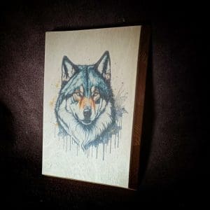 Holzdruck Wolf