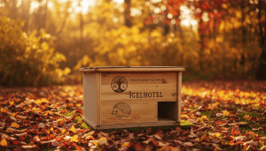 Mehr über den Artikel erfahren Unser DIY Igelhotel kann sich sehen lassen