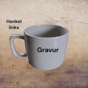 Keramiktasse mit Wunschgravur